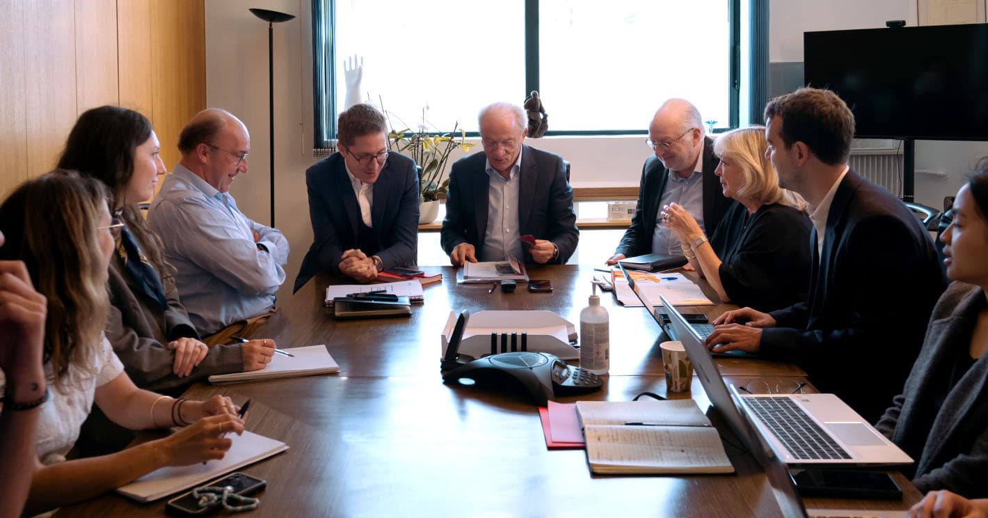 The Saint-Louis Avocats team gathered together