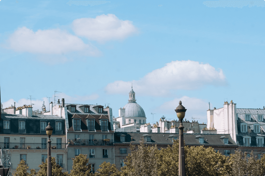 Vue de Paris depuis l'Île Saint-Louis